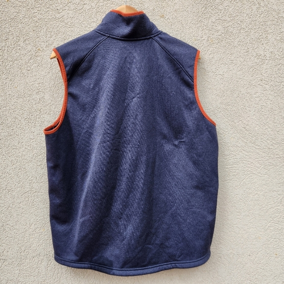 LL BEAN Men’s Vest Large Blue Full Zip Slightly Fitted Outdoor Chore Barn Work - Picture 5 of 11